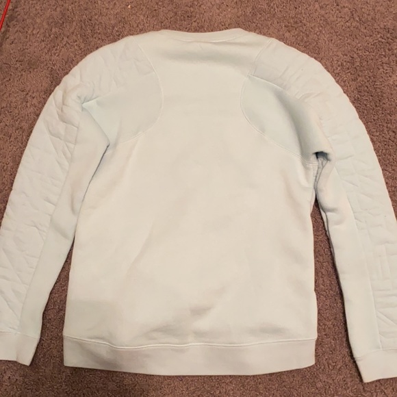 Girls Large Baby Blue Nike Crewneck Sweatshirt - Picture 3 of 8